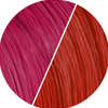Pink + Red hair swatch color